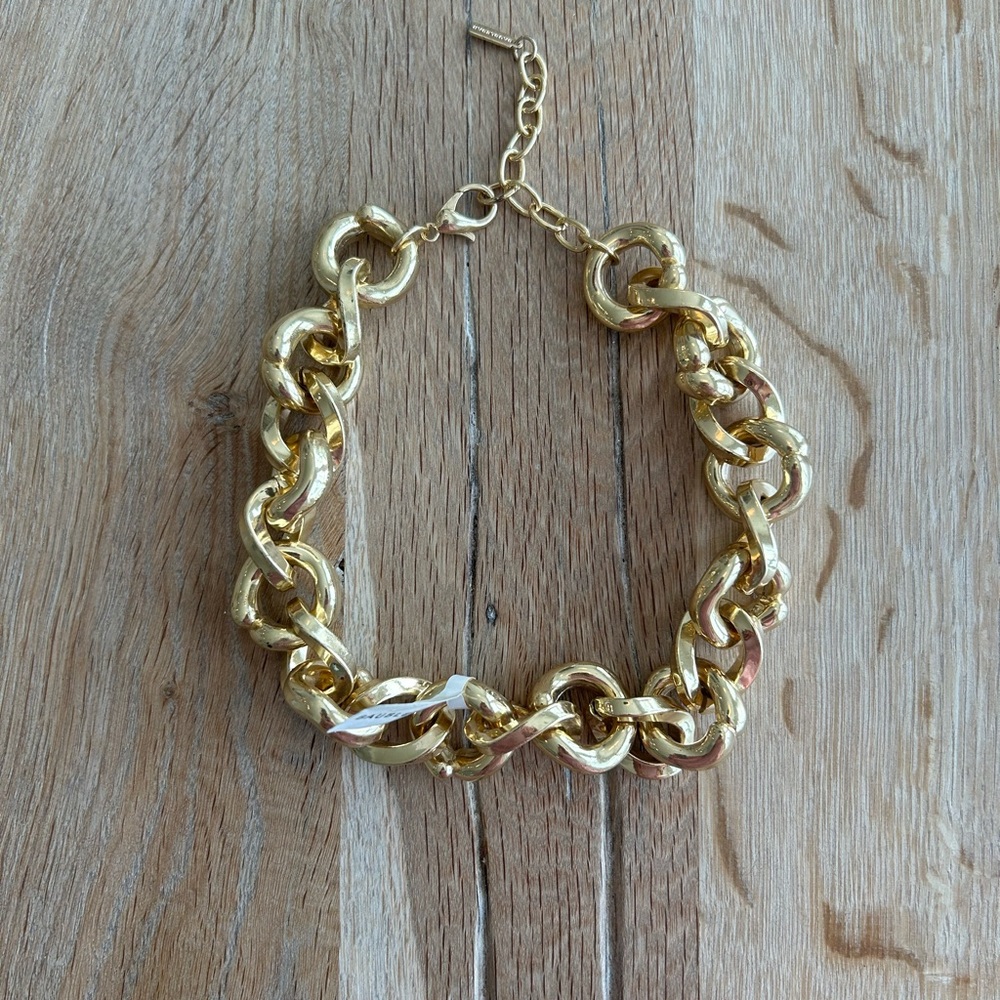 Baublebar Chunky Gold Chain Link Necklace